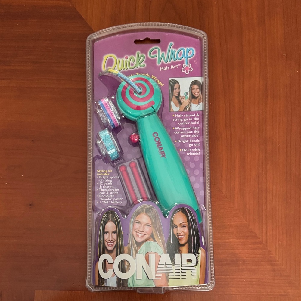Conair Quick Wrap Hair Art Tool - Teal
